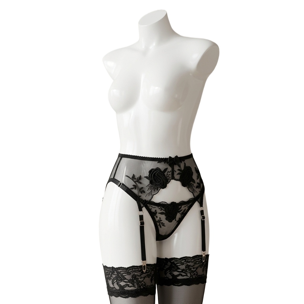 Garter Belt Set - Ensemble de jarretière et de culotte