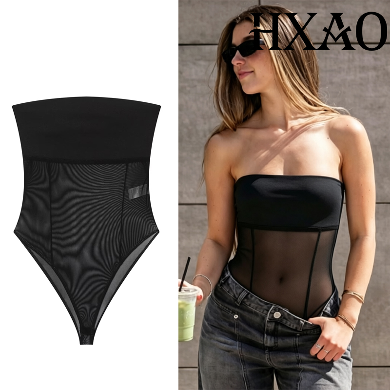 HXAO Body Corset en Tulle pour - Strapless Bra Backless avis et prix